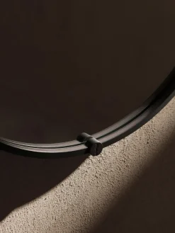 Outlet Vanita&Casa Miroir mural LED ovale Avior Noir
