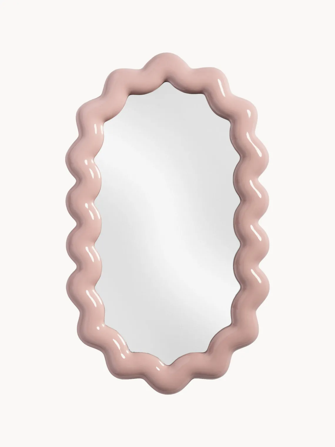 Sale &k Amsterdam Miroir mural ovale Zigzag