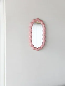 Sale &k Amsterdam Miroir mural ovale Zigzag