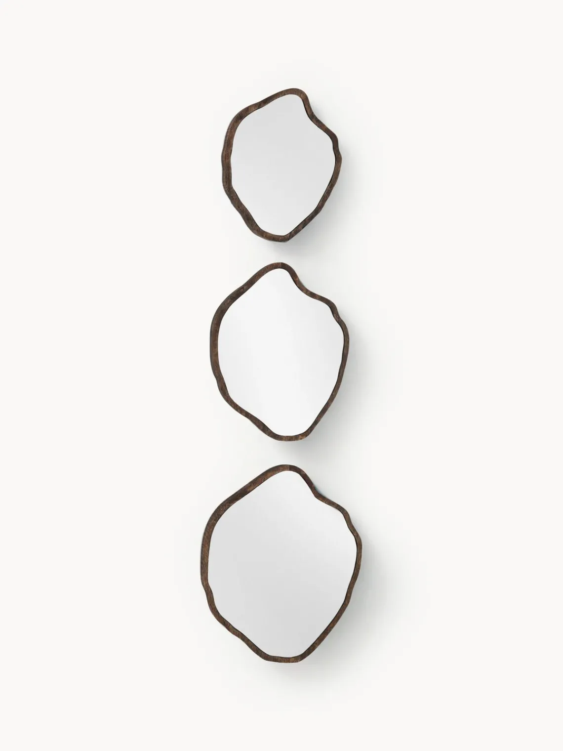 Clearance Ellos Home Miroirs muraux de forme organique Bello, 3 pièces