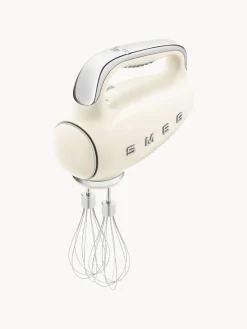 Fashion Smeg Mixeur à main 50's Style Blanc crème, haute brillance