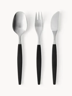 New Gense Ménagère brossée mate Focus de Luxe, 4 personnes (12 élém.)