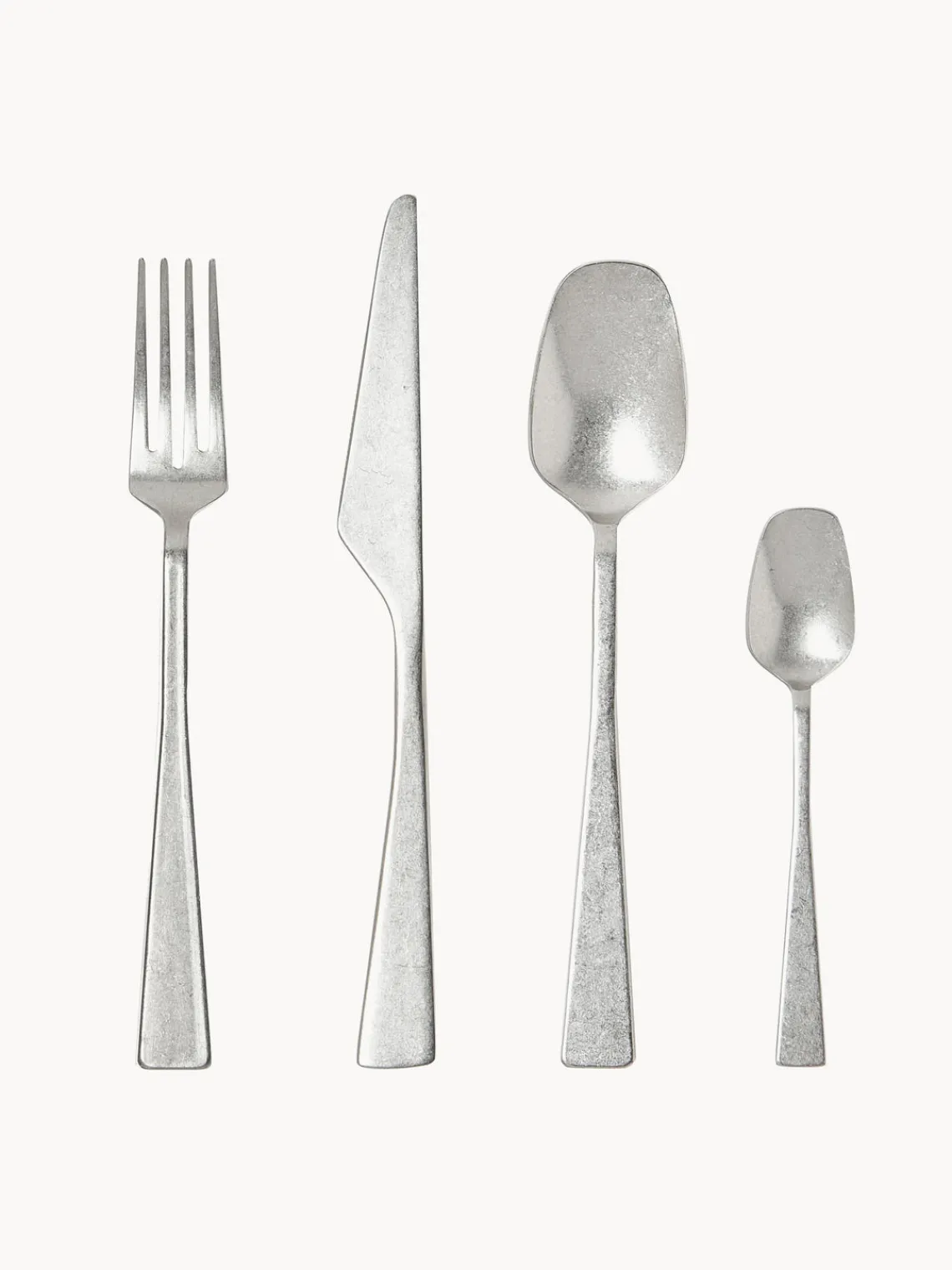 Fashion knIndustrie Ménagère Zest, 6 personnes (24 élém.) Argenté