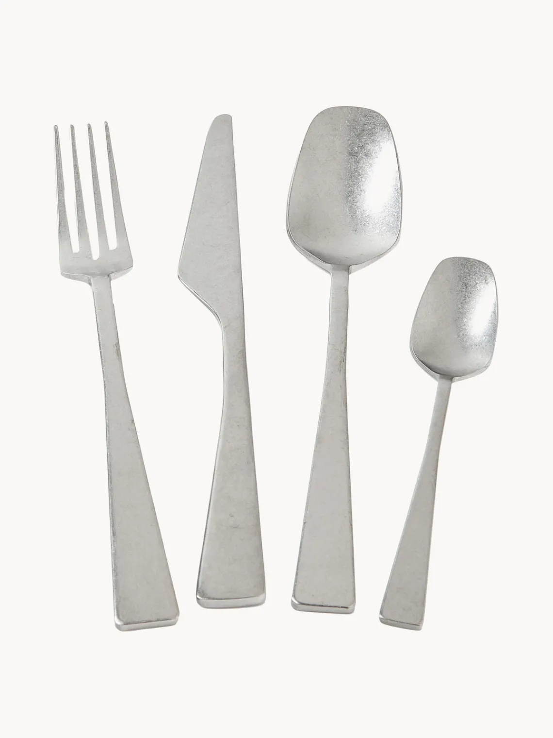 Fashion knIndustrie Ménagère Zest, 6 personnes (24 élém.) Argenté