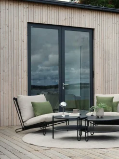Best Brafab Module supplémentaire pour fauteuil modulaire avec structure métallique Blixt Tissu grège, cadre noir