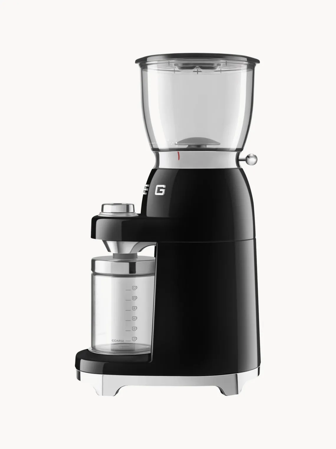 New Smeg Moulin à café électrique 50's Style Noir, haute brillance