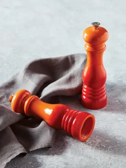 Best LE CREUSET Moulin à poivre avec broyeur en céramique Creuset Orangé haute brillance, argenté