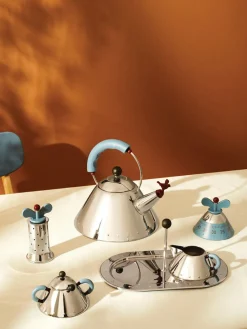 Online ALESSI Moulin à poivre Happy Gris-bleu, argenté