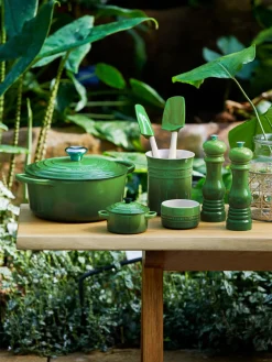 Fashion LE CREUSET Moulin à sel avec broyeur en céramique Creuset Tons verts, haute brillance