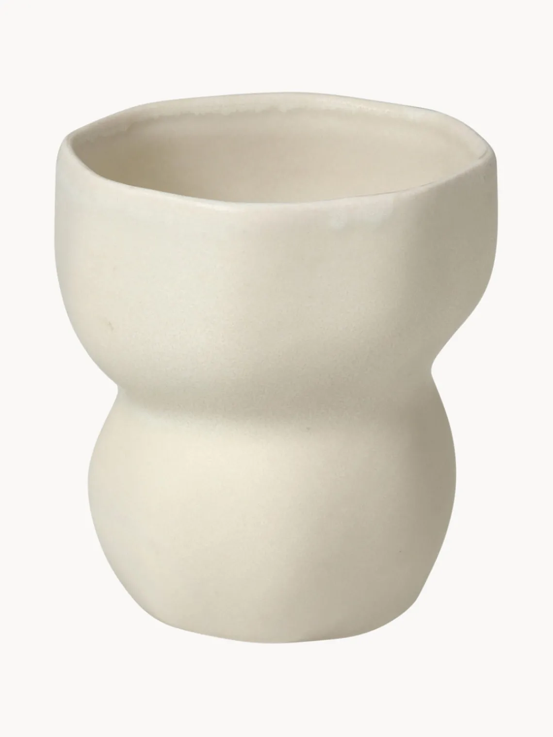 Hot Broste Copenhagen Mug artisanal de forme organique Limfjord, 200 ml Beige clair