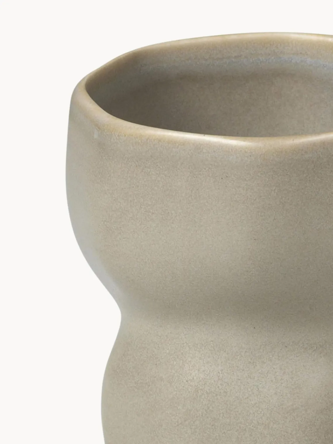 Discount Broste Copenhagen Mug design fait à la main de forme organique Limfjord, 350 ml Gris clair