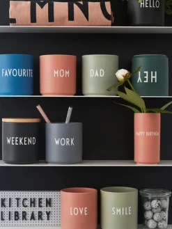 Clearance DESIGN LETTERS Mug design Favourite DAD/LOVE Gris-vert (Dad)