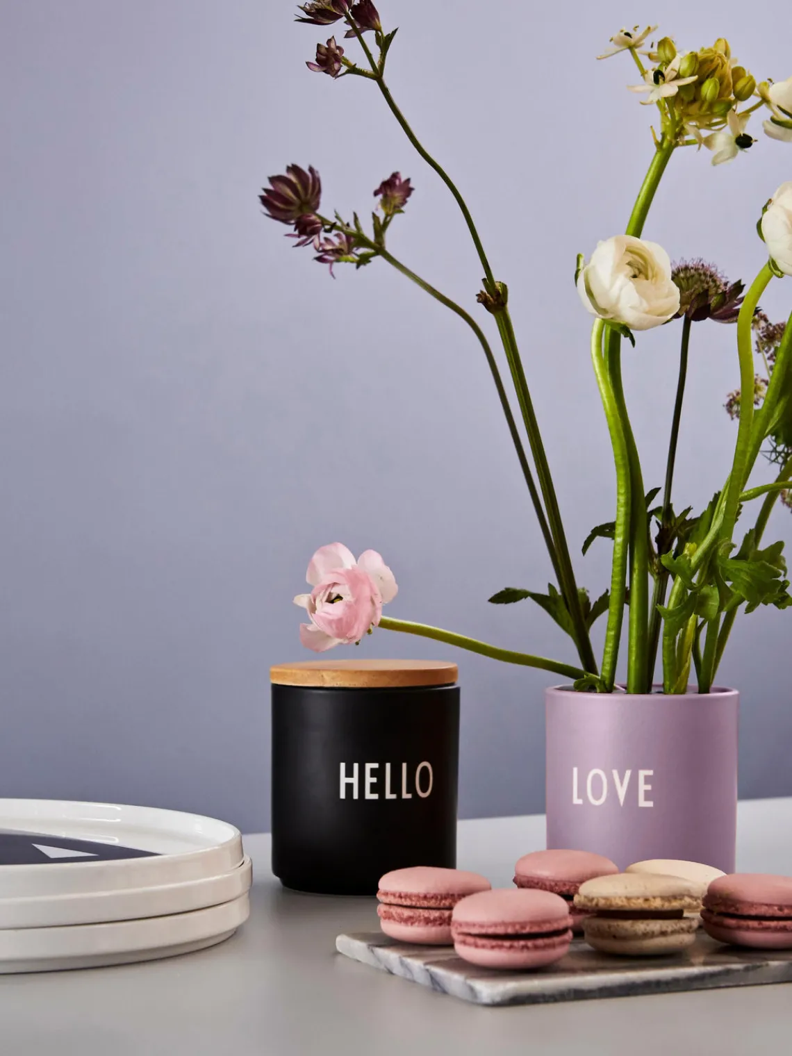 Outlet DESIGN LETTERS Mug design Favourite LOVE Lilas (Love)