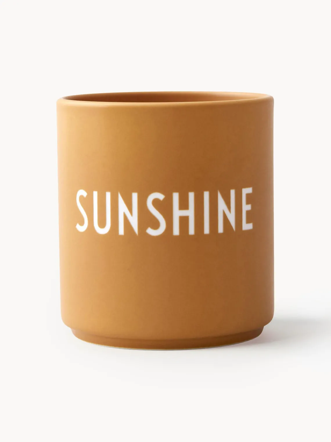 Fashion DESIGN LETTERS Mug design Favourite SUNSHINE Ocre (Sunshine)