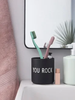 Sale DESIGN LETTERS Mug design Favourite YOU ROCK Noir (You rock)