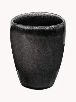 Discount Broste Copenhagen Mugs artisanaux Nordic Coal, 6 pièces Noir, chiné