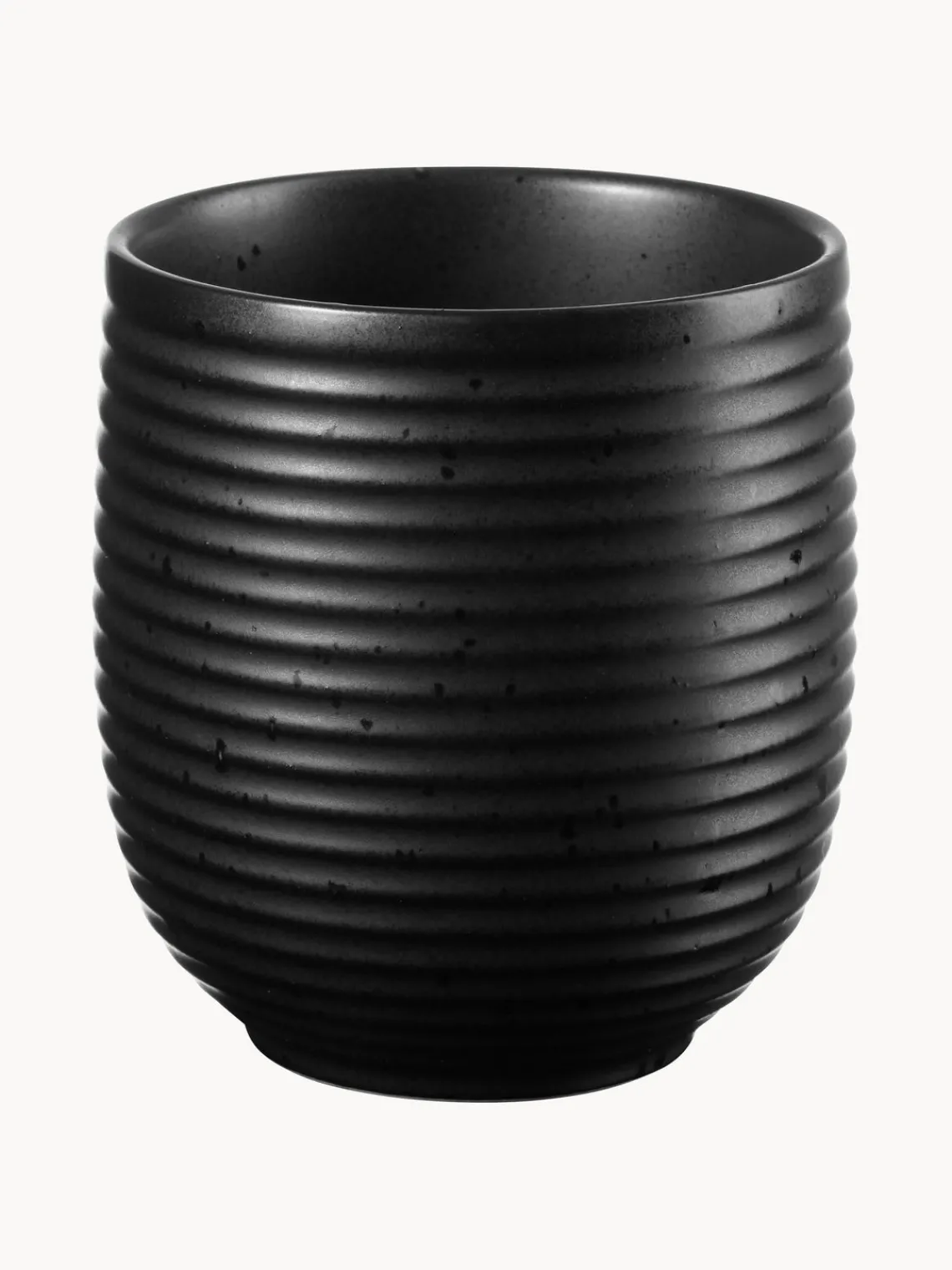 Outlet ASA Selection Mugs en porcelaine Demir, 6 pièces Noir, chiné