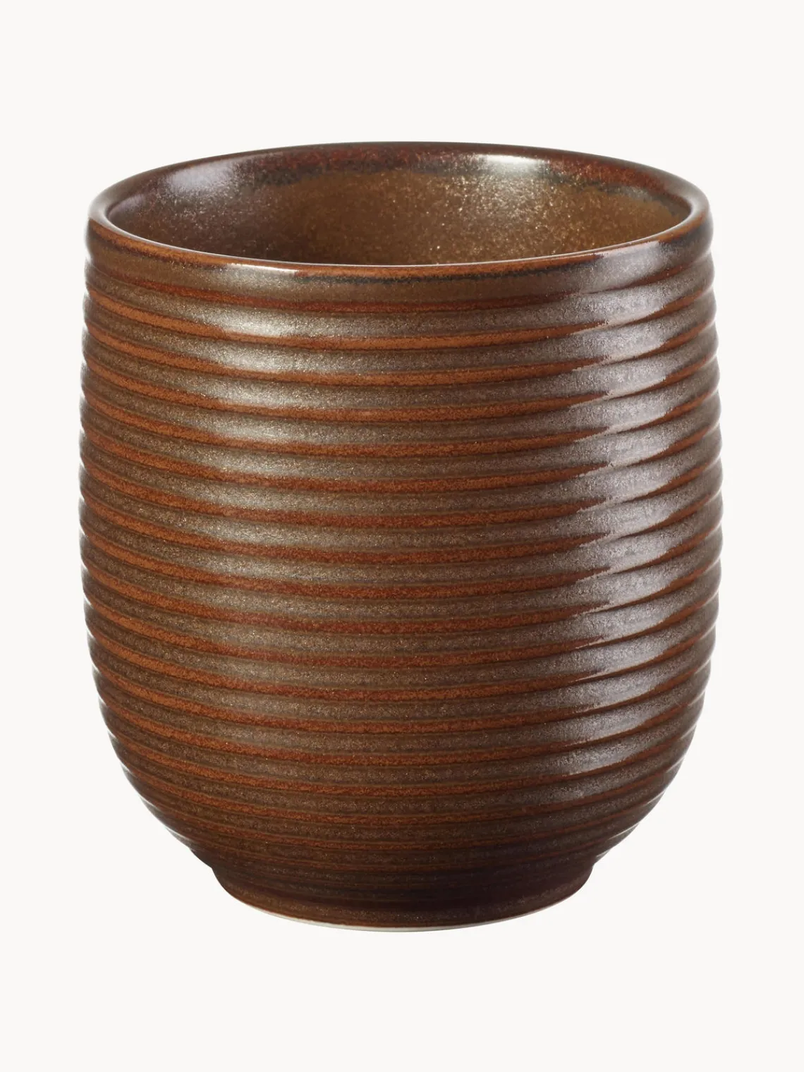 Sale ASA Selection Mugs en porcelaine Demir, 6 pièces Brun