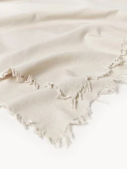 Discount Cote Table Nappe en coton à franges Nalia