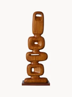 Hot HKLIVING Objet décoratif artisanal en bois de teck Ornament