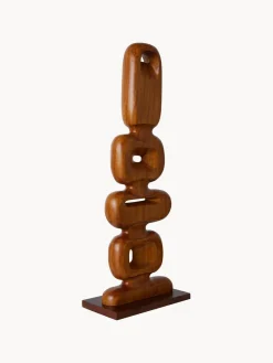 Hot HKLIVING Objet décoratif artisanal en bois de teck Ornament