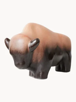 Discount HKLIVING Objet décoratif fait en céramique Otto Beige, brun foncé
