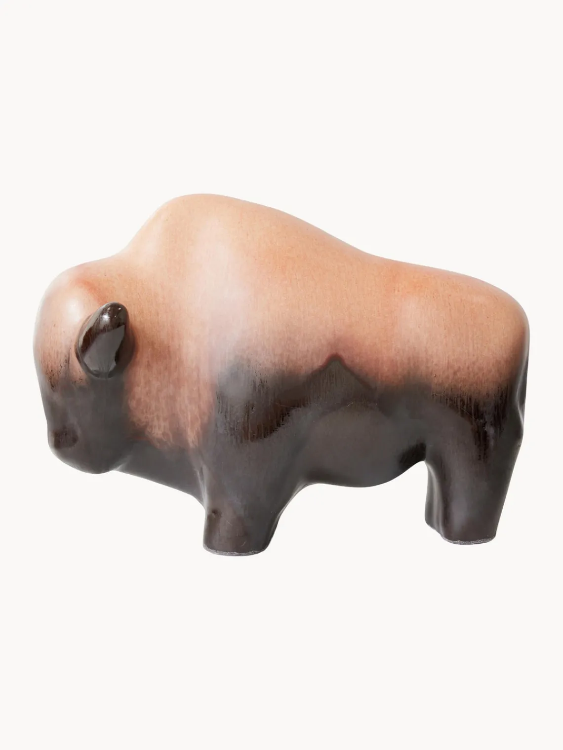 Discount HKLIVING Objet décoratif fait en céramique Otto Beige, brun foncé