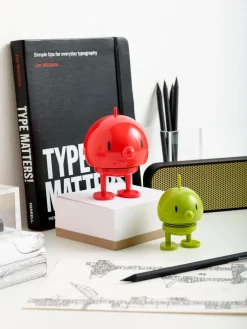 Best Hoptimist Objet décoratif Bumble, haut. 11 cm Rouge