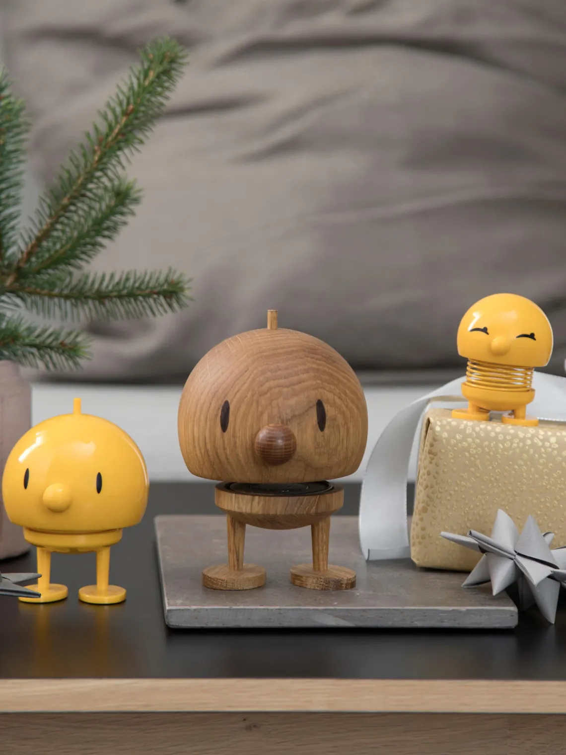 Sale Hoptimist Objet décoratif Bumble, haut. 11 cm Jaune soleil