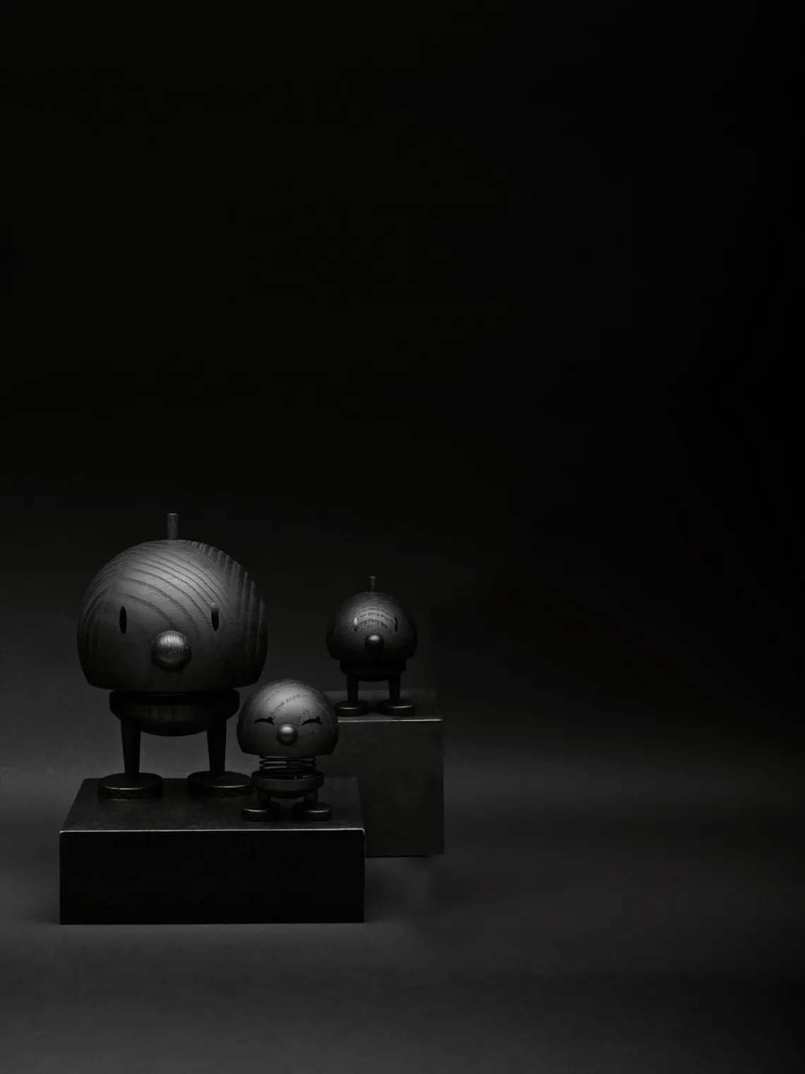 Online Hoptimist Objet décoratif Bumble, haut. 8 cm Noir