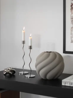 Clearance Cooee Design Objet décoratif Knot, haut. 6 cm Argenté, haute brillance