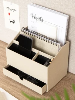 New Bigso Box of Sweden Organisateur bureau Greta Beige clair