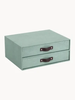 Fashion Bigso Box of Sweden Organiseur bureau Birger Vert sauge, brun foncé
