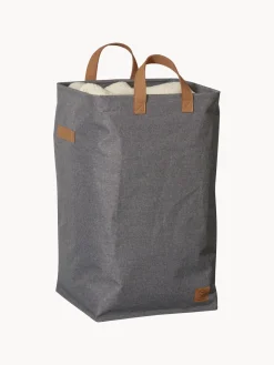 Online Store It Panier à linge Premium Gris foncé, brun