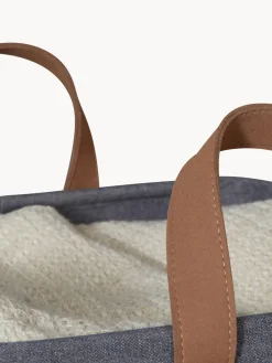 Online Store It Panier à linge Premium Gris foncé, brun