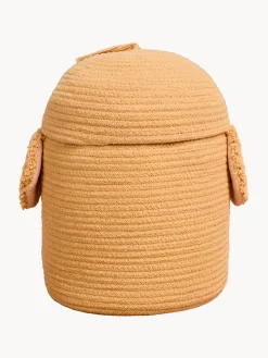 Online Lorena Canals Panier de rangement artisanal avec couvercle Charlie the Chicken Ocre, pêche