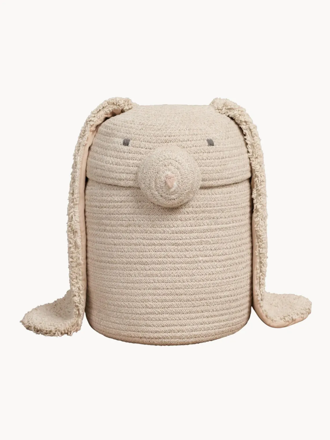 Fashion Lorena Canals Panier de rangement artisanal avec couvercle Rita the Rabbit