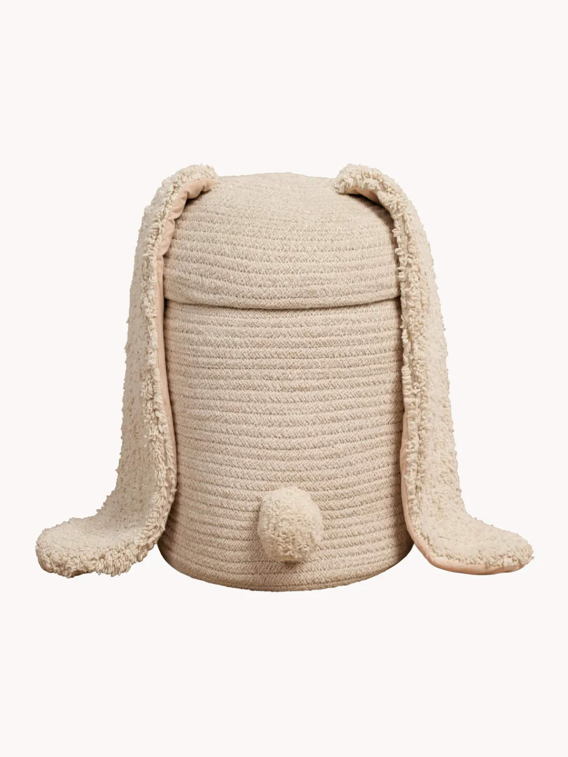 Fashion Lorena Canals Panier de rangement artisanal avec couvercle Rita the Rabbit