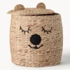 Outlet Bloomingville Mini Panier de rangement avec couvercle Bear