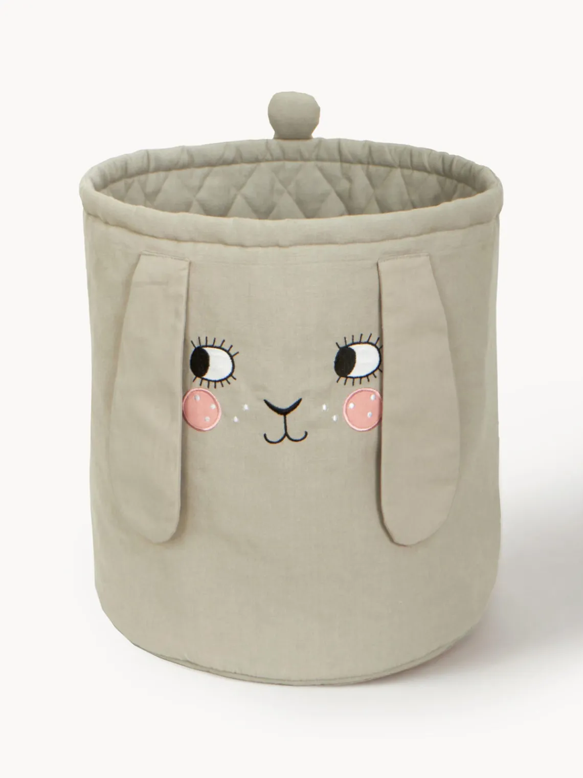 Fashion Roommate Panier de rangement chambre d'enfant Bunny Grège