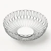 New GEORG JENSEN Panier de rangement en acier inoxydable Alfredo