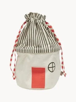 Fashion Oyoy Living Design Panier de rangement Koya Beige clair, anthracite, rouge corail