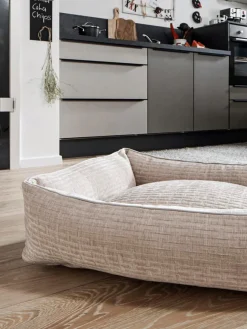 Sale Laboni Panier en velours côtelé pour chien Nova, tailles variées