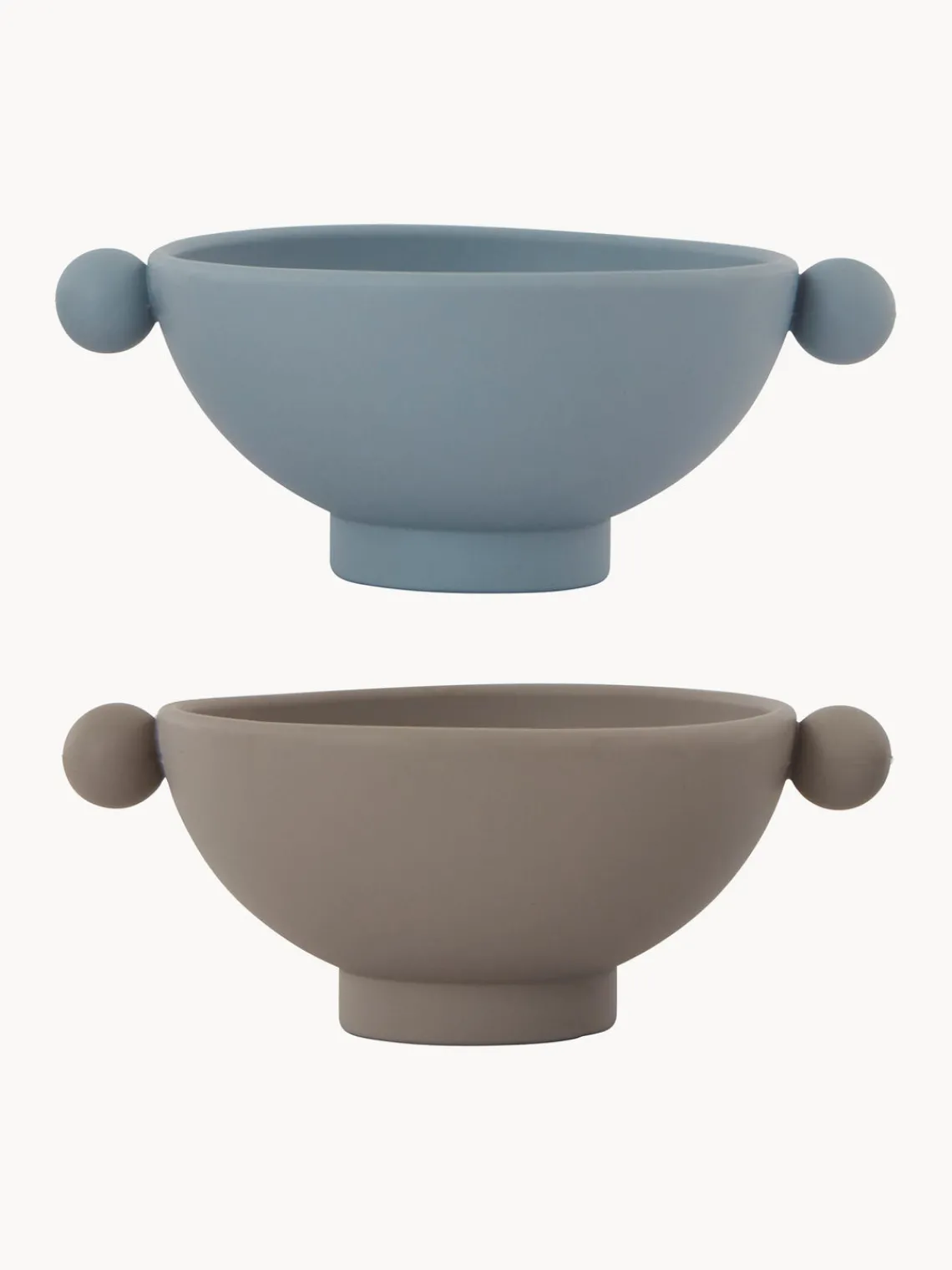 Online Oyoy Living Design Parure de lit Dotty, 2 élém. Brun, gris-bleu