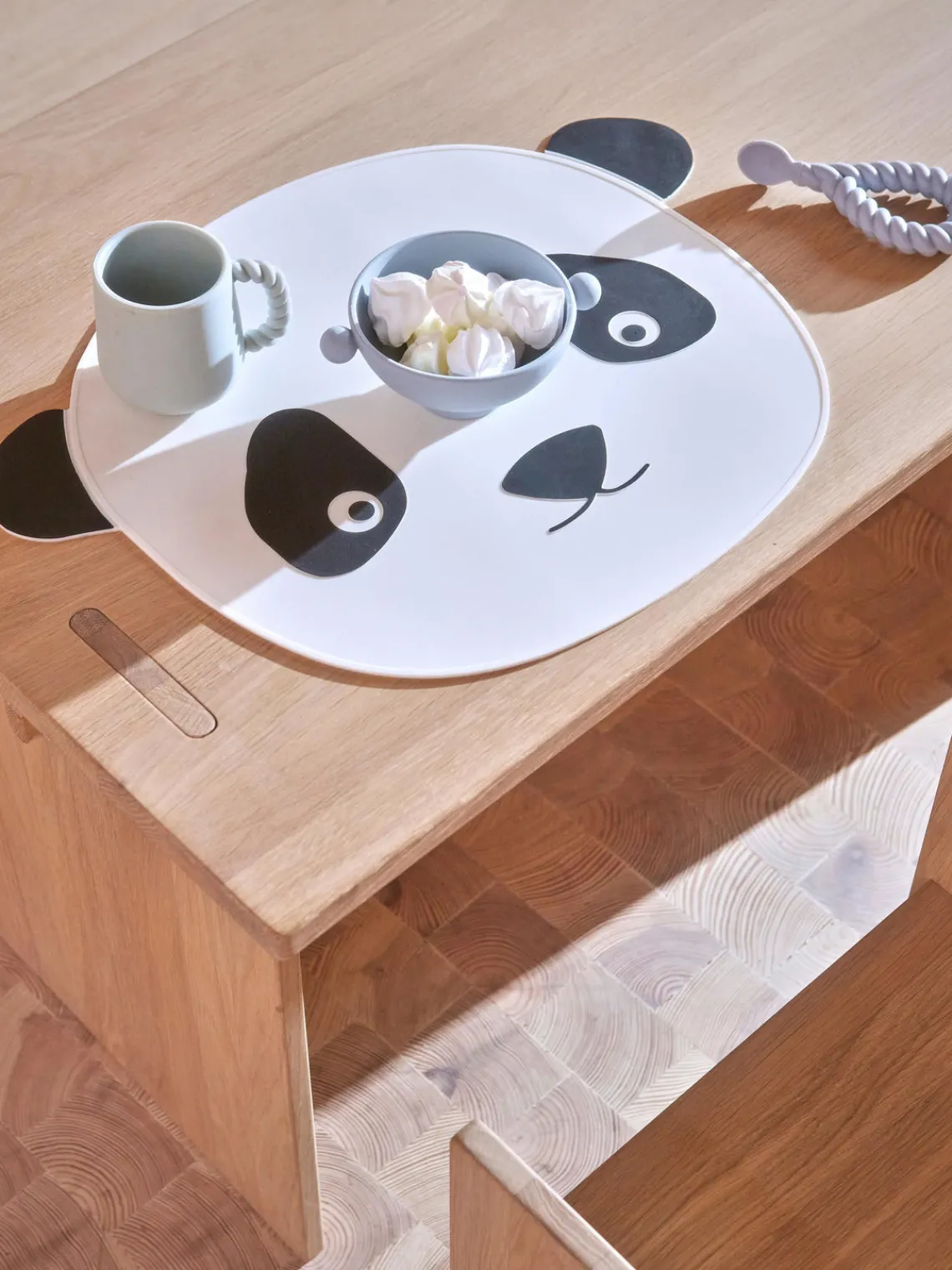 Online Oyoy Living Design Parure de lit Dotty, 2 élém. Brun, gris-bleu