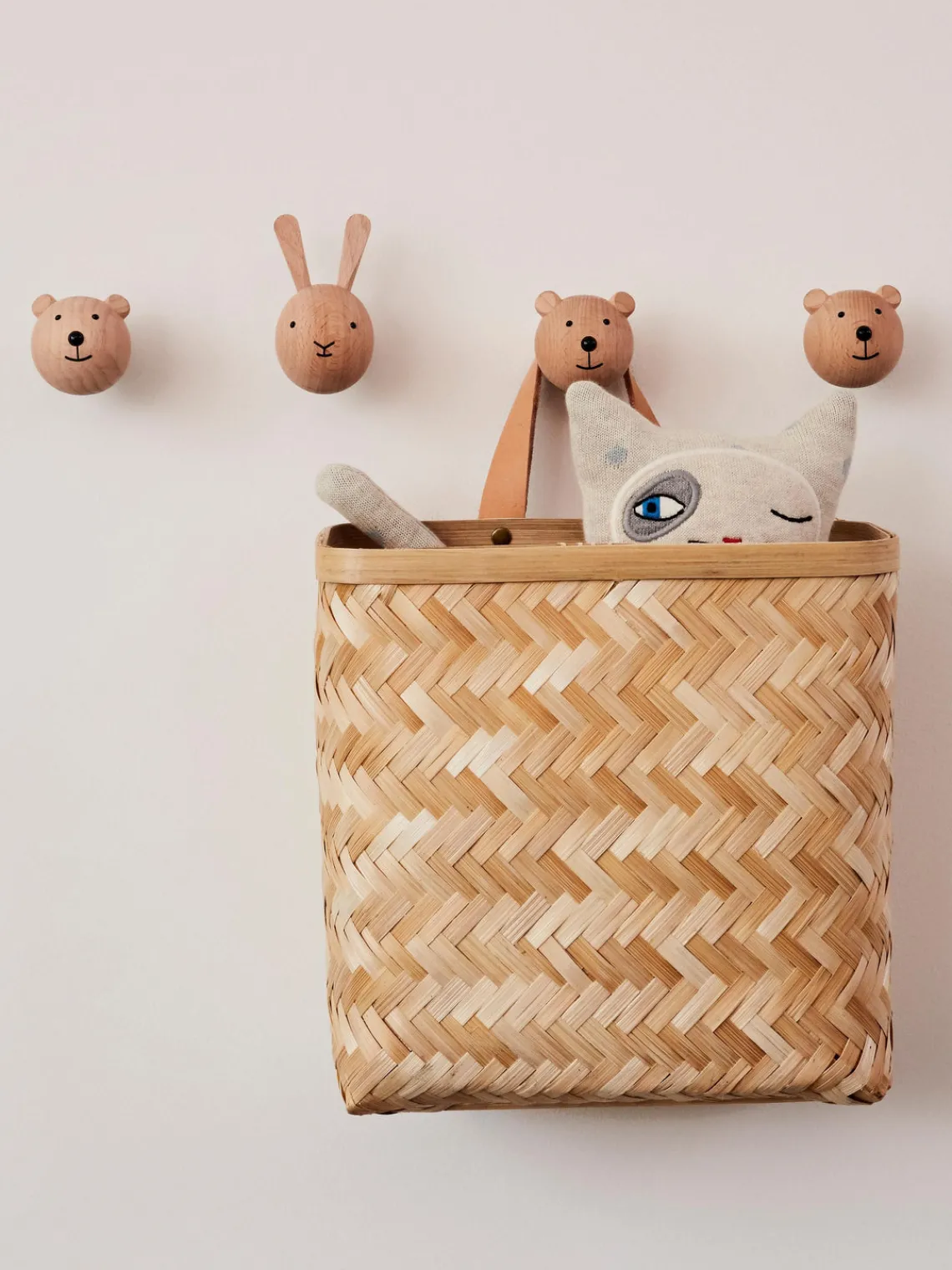 New Oyoy Living Design Patère en bois de hêtre Bear