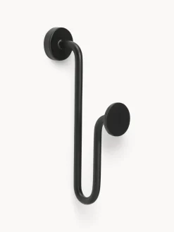 Best Hübsch Patère en métal Swing Noir, mat