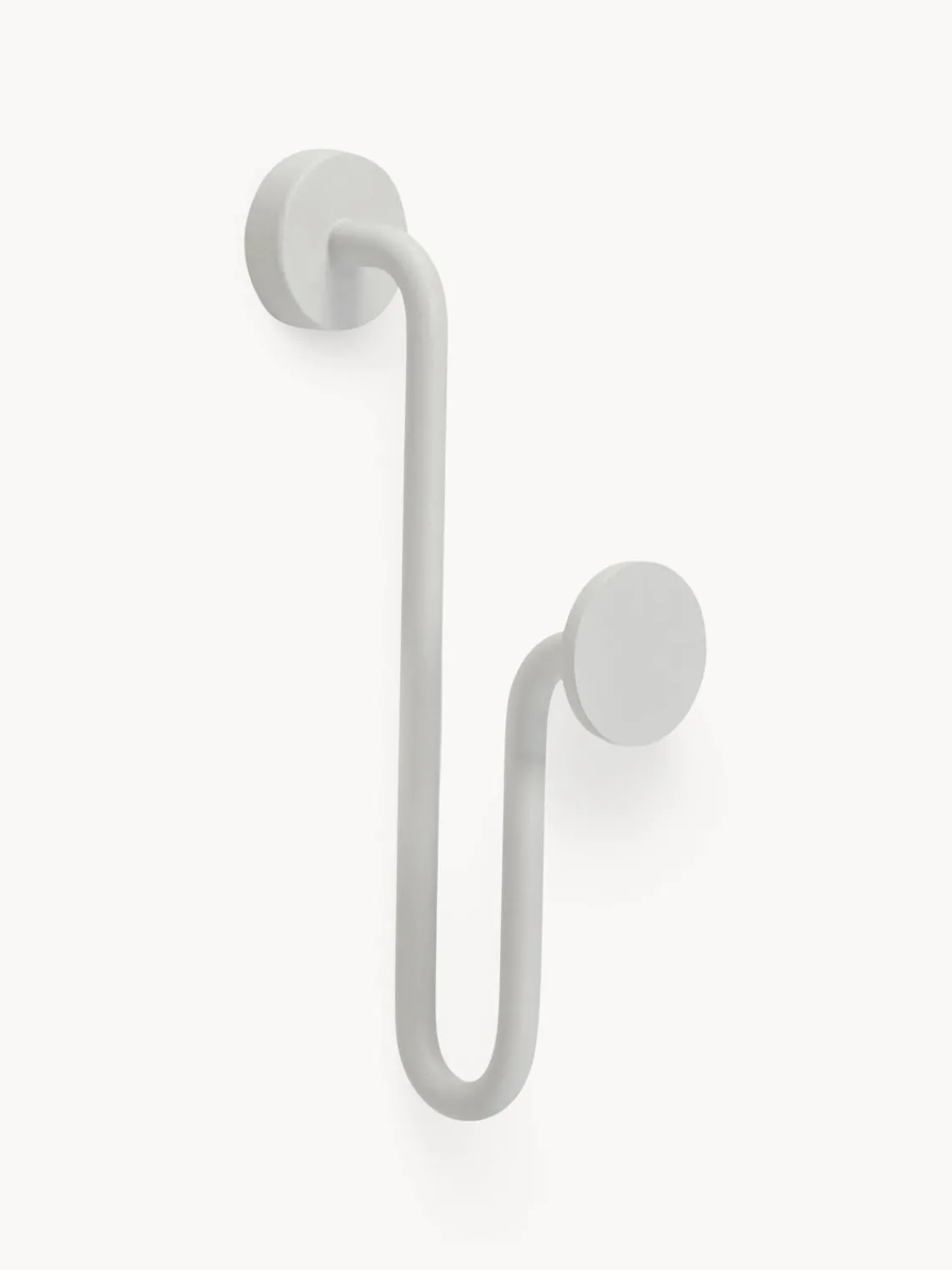 Fashion Hübsch Patère en métal Swing Blanc, mat