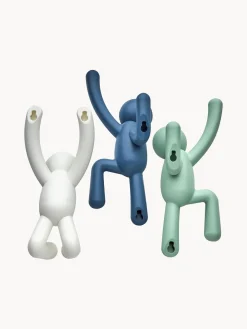 Discount Umbra Patères design Buddy, 3 élém. Gris-bleu, vert sauge, blanc