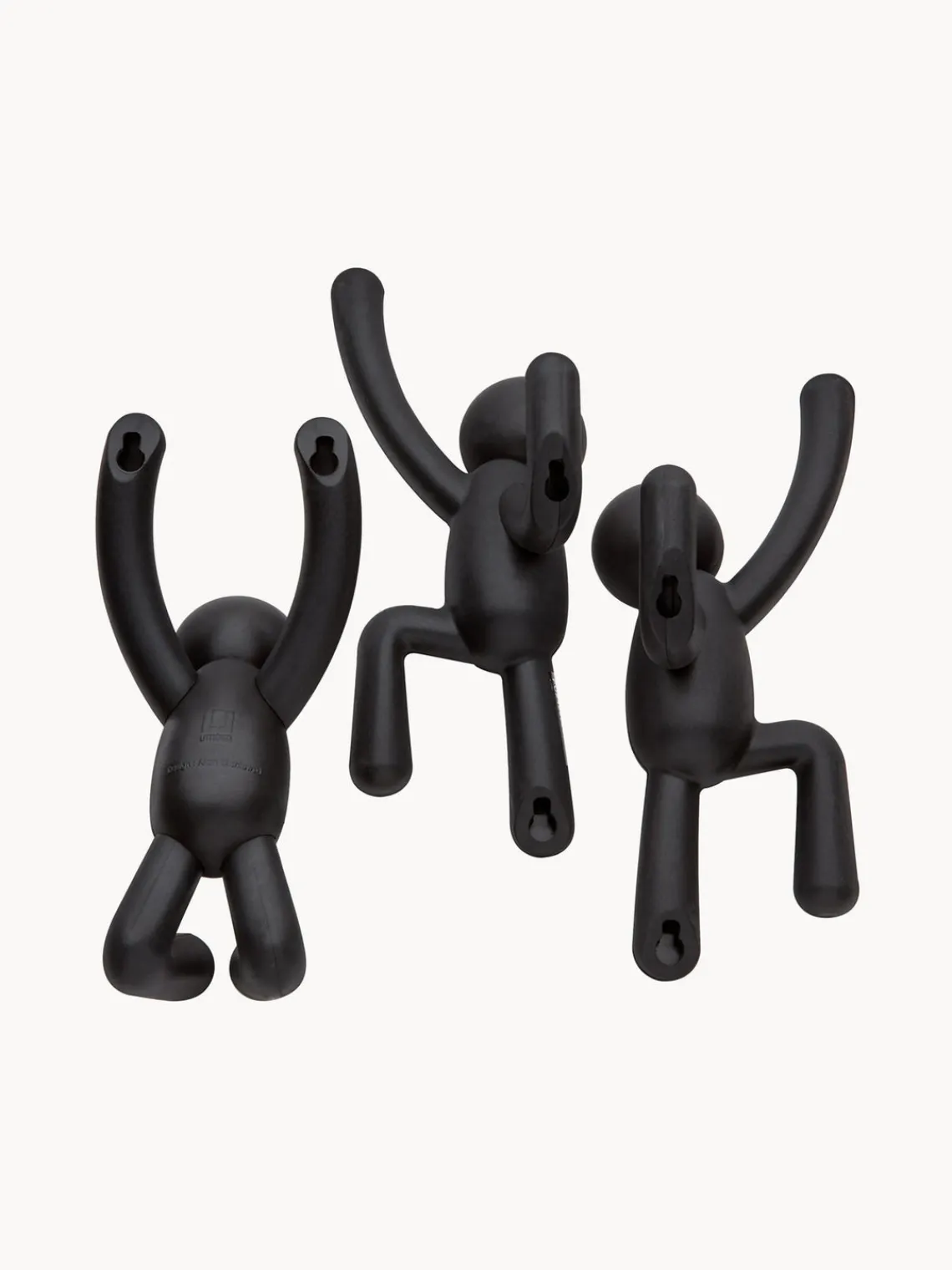 Best Umbra Patères design Buddy, 3 élém. Noir